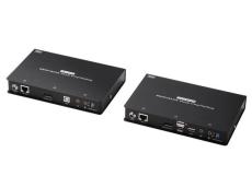 サンワ、DisplayPortとUSBの信号をLANケーブルで最大150m延長する「KVM