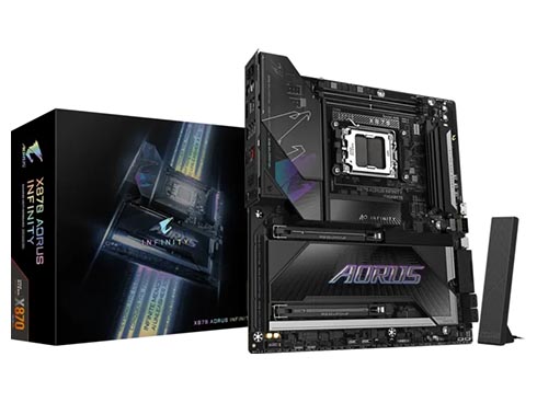 GIGABYTE、創設40周年を記念したX870チップセット採用E-ATX