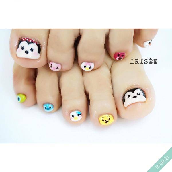 思わずニヤける かわいいキャラクター フットネイル 6選 記事詳細 Infoseekニュース