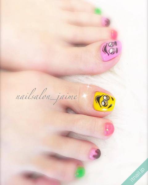 フットネイルは遊び心 キャラクターデザインで寒さも忘れる 記事詳細 Infoseekニュース