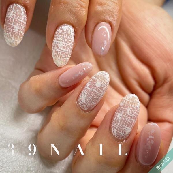 秋冬】ツイード×くすみカラー♡ネイルチップ ネイルチップ販売