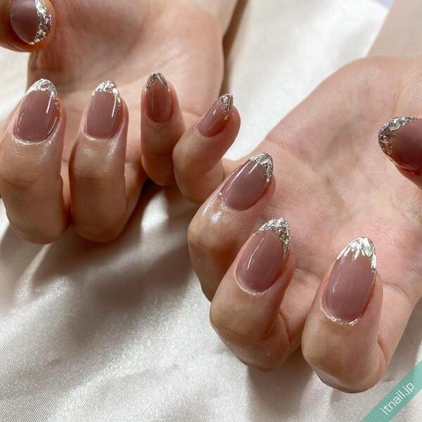 ガラスフレンチネイルチップ～くすみカラー～ f8ab3831011a70030dd7df9270431a