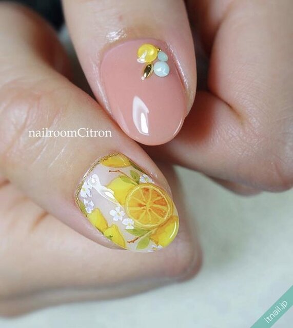 親指ペディチップ ぷっくりフルーツ 夏 うるうる 親指ペディチップ