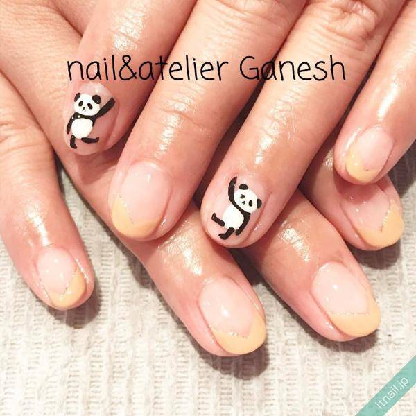 たまらない♡“パンダ”モチーフのハンド＆フットネイル｜Infoseekニュース