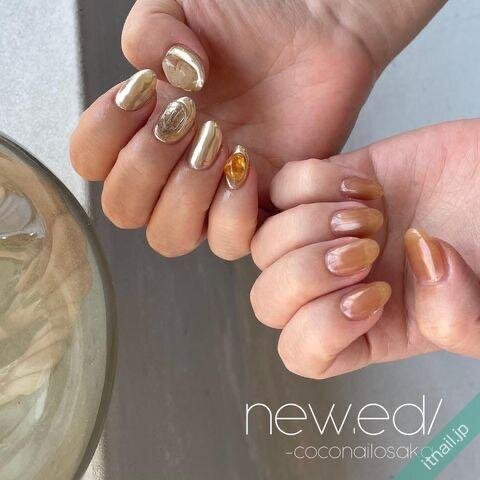 ショートネイルにおすすめ 秋待ち アシンメトリーネイル ８選 記事詳細 Infoseekニュース