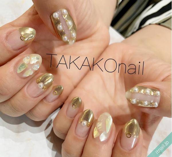 takaのニュース,大人のお洒落を楽しむ!メタルカラー×パールで