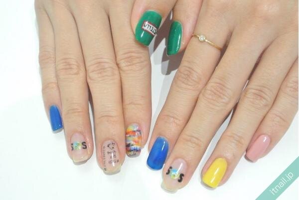 コラージュネイルとは 貼り合わせて楽しいデザイン特集 記事詳細 Infoseekニュース