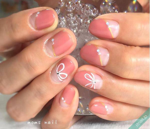 オフィスでも馴染む 細ラインでアートするリボンネイル 記事詳細 Infoseekニュース