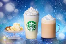 スタバのホリデーシーズン幕開け　初雪を思わせる「マカダミア ホワイトスノー チョコレート フラペチーノ」登場