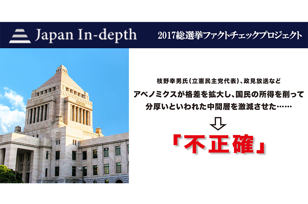 「アベノミクスで格差拡大」は本当か？