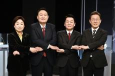 韓国大統領選直前世論調査　野党候補優勢