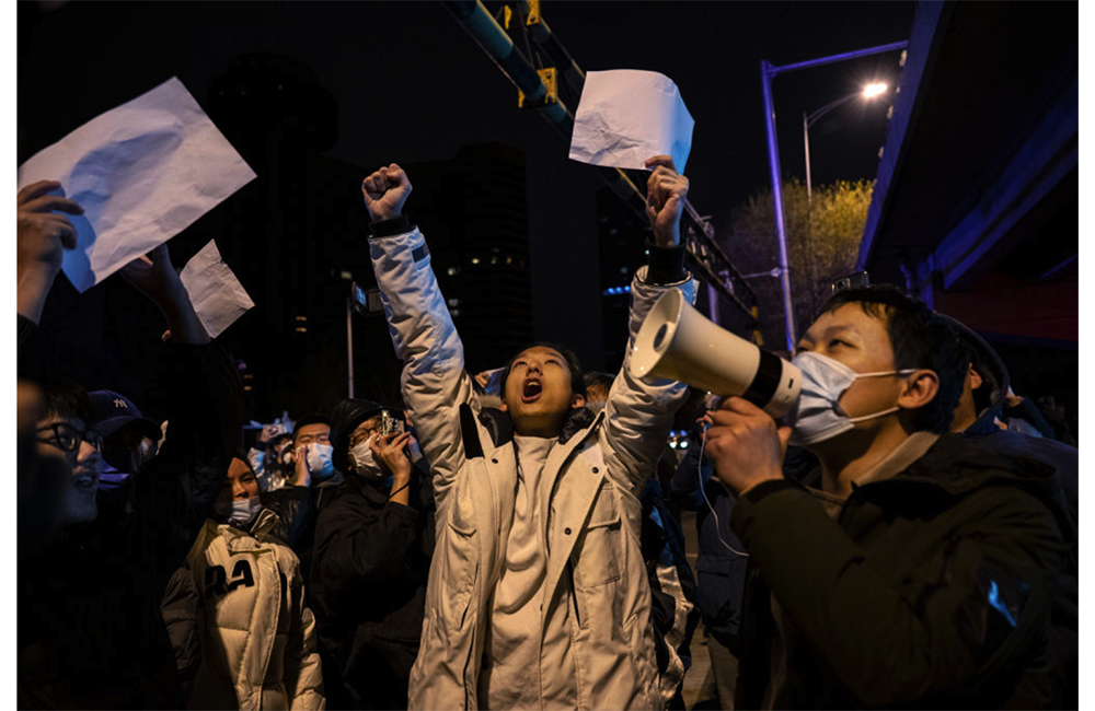 中国「白紙革命」の行方