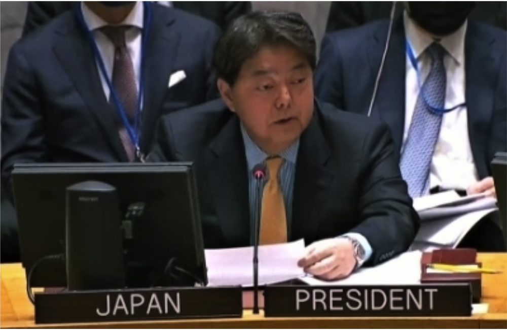 国連安保理での議長国日本の役割