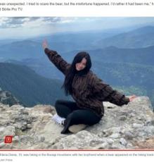 【海外発！Breaking News】恋人の前でクマに襲われた女性　山道で片脚を掴まれ、崖から120m下に転落し死亡（ルーマニア）