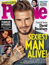 【イタすぎるセレブ達】デヴィッド・ベッカム『People』誌の「最もセクシーな男性」に。