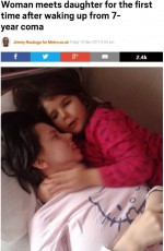 【海外発！Breaking News】出産後、昏睡状態に陥った母親　7年ぶりに意識回復、娘と奇跡の対面（セルビア）