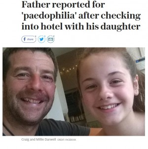 海 外 発.Breaking News)13 歳 娘 と 2 人 旅 で 小 児 性 愛 者 と 間 違 わ れ た 父 親.警 察... 