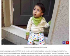 【海外発!Breaking News】桃しか食べられない2歳の男の子（カナダ）