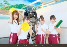 【エンタがビタミン♪】SKE48×プレデター、まさかの“銭湯”でシュールなコラボショット