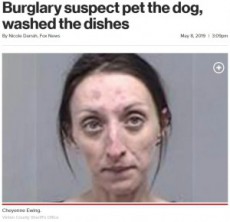 【海外発！Breaking News】見知らぬ家に忍び込んだ女、犬を可愛がり皿洗いまでしてその場を去る（米）