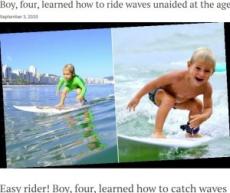 海外発 Breaking News 2歳でサーフボードの上に1人で立つ 4歳のサーファー男児がキマり過ぎている ブラジル 動画あり 記事詳細 Infoseekニュース