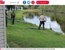 【海外発！Breaking News】72歳男性の脚を食いちぎったワニ、口から脚を突き出し発見、射殺される（米）＜動画あり＞