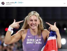 「笑顔を取り戻すことできた」　金メダル候補まさかの予選敗退...イギリスの美女陸上選手、ディズニー満喫