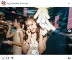 藤田ニコル、結婚式二次会は「最高の夜でした」　シャンパンタワーも設置...「芸能人の規模すごい」