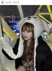 辻希美長女・希空、ミニスカダンス中に「なんかきた」　遊園地でまさかの遭遇...はにかみ笑顔に