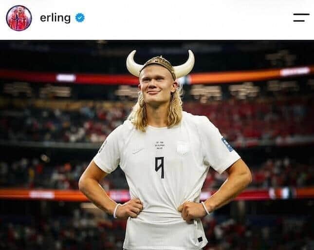 サッカー】ノルウェー代表ハーランド、大胆イメチェンにファン悶絶