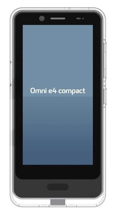 幅広い業務機能搭載した法人向け小型スマホ　「Omni e4 compact」発売