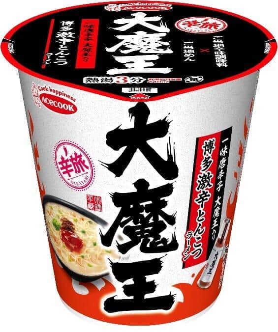 とんこつ大王 福岡の辛味調味料「大魔王」を使った「博多激辛とんこつラーメン