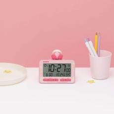 星のカービィ」本体上部のカービィに触れて操作するデジタル目覚まし