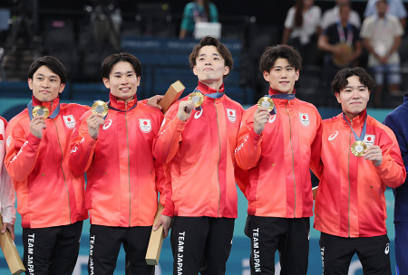 金メダルを獲得した日本　パリ五輪