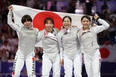 日本女子が銅、初のメダル　パリ五輪