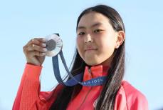 女子パーク、開が銀　パリ五輪