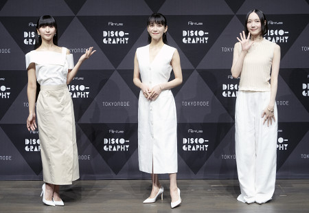 記者発表会に登壇したＰｅｒｆｕｍｅ