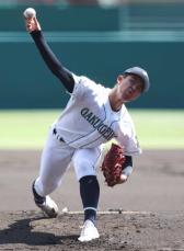 岡山学芸館が２回戦へ　高校野球