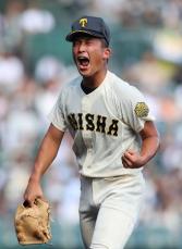 大社、報徳学園破る　高校野球