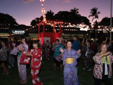 被災３寺院合同で盆踊り