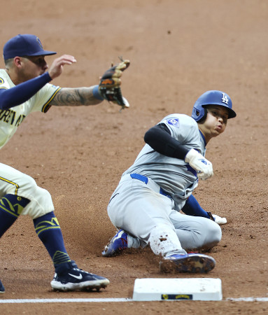 大谷、無安打も２盗塁　大リーグ