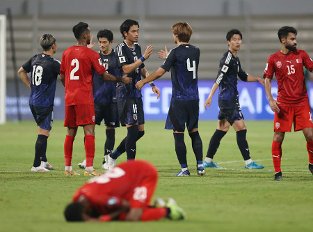 日本、バーレーンに大勝　サッカー