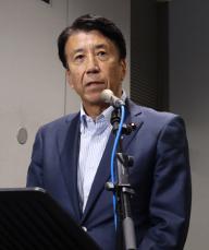 出馬断念を表明した斎藤経産相