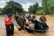 ミャンマー、大雨で２００人以上死亡