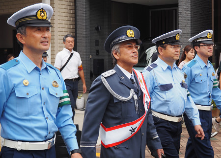 寺島進さんが一日署長