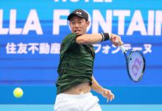 錦織が８強入り