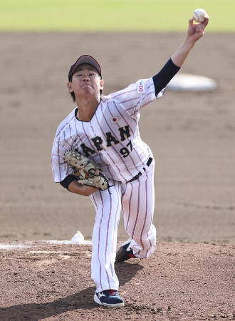 練習試合で広島下す　野球