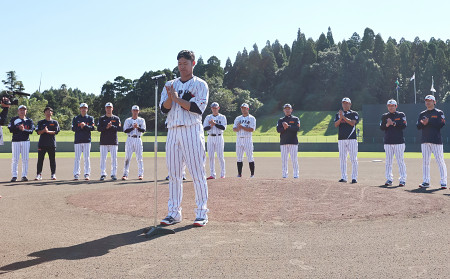 井端監督「合格点」　野球