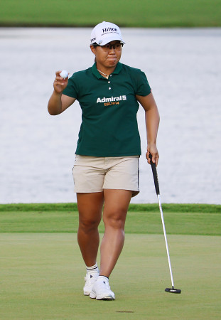 ７位に浮上した畑岡　米女子ゴルフ