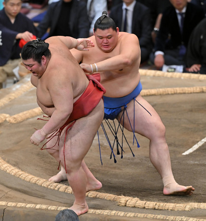 大の里連敗せず